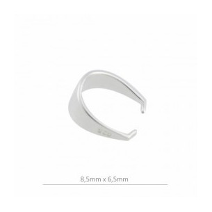 Sterling silver triangular...