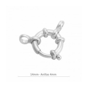 Sterling silver spring ring...