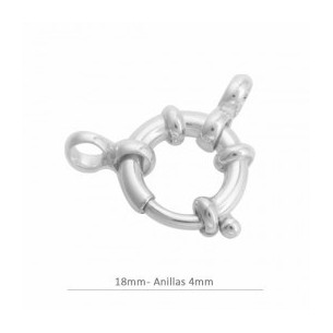 Sterling silver spring ring...