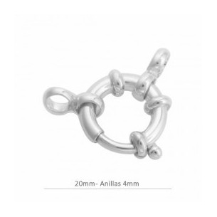 Sterling silver spring ring...