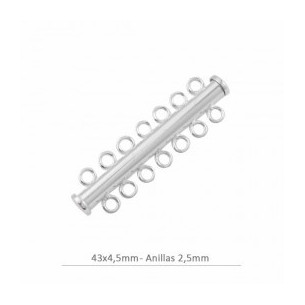 Cierre tubo  43x4,5mm - 7...