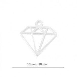 Colgante diamante de 19mm...