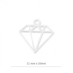 Sterling silver Diamont...