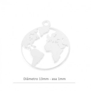 Colgante mundo de 13mm -...