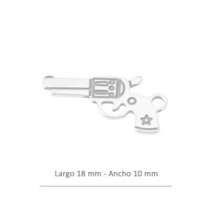 Colgante Pistola largo 18mm...