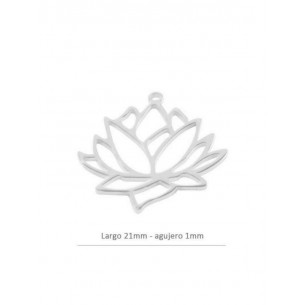 Colgante flor loto 21mm -...