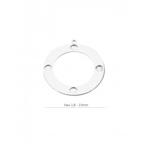 Sterling silver 4 circles...