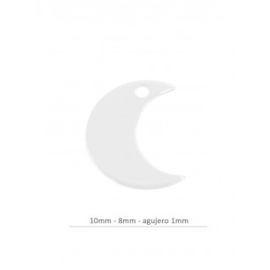 Colgante luna 10mm -...