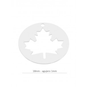 Sterling silver leaf...