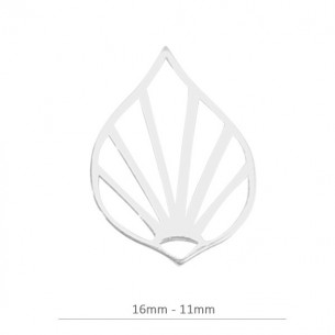 Colgante concha 16 mm en...
