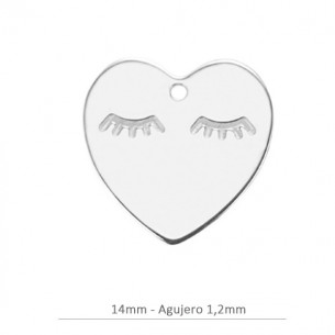 Colgante corazón largo...