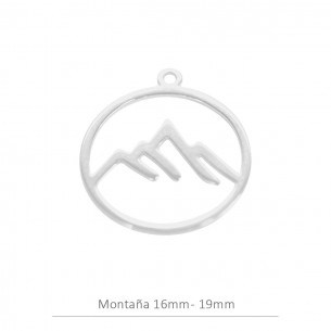 Colgante montañas 19x16mm...