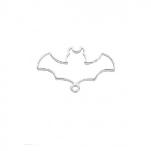 Sterling silver bat pendant...