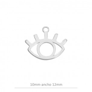 Sterling silver eye pendant...