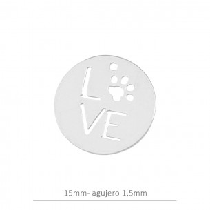 Colgante Love huella...