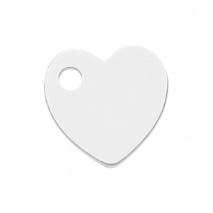 Colgante mini corazón 8mm -...