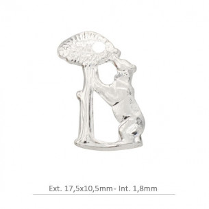 Sterling silver Bear and...